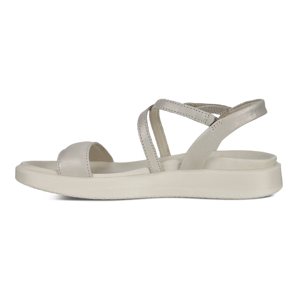 ECCO Womens Sandals White - Flowt Lx - UAW-485912